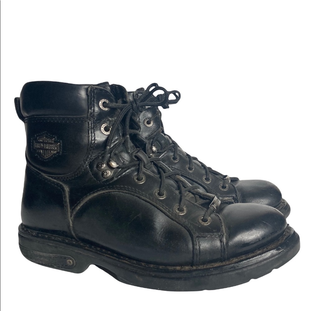 Sold- Ebay Men’s Harley Davidson Motorcycle Riding Boots Biker lace up Shoes